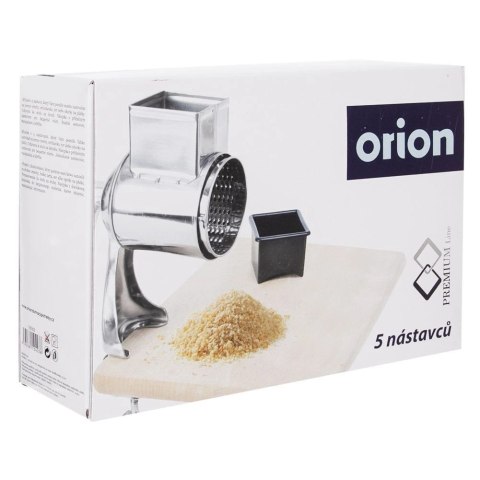 Maszynka do Mielenia Tarcia Mięsa Sera Warzyw Ręczna Solidna ORION 6 el.