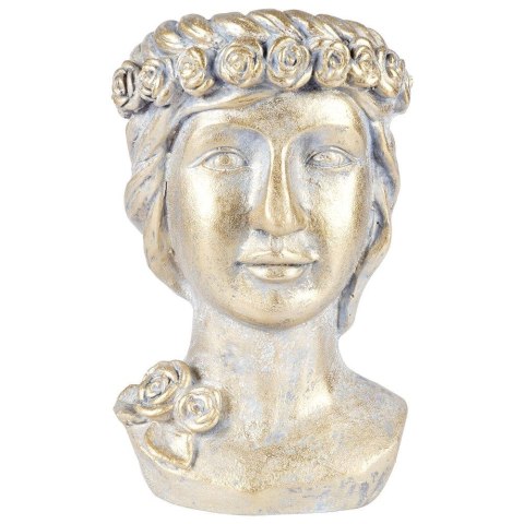 Osłonka na doniczkę złota głowa 33 cm