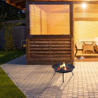 Palenisko do Ogrodu Tarasu Ogrodowe Żeliwne Wklęsłe Solidne AMBIANCE 57 cm