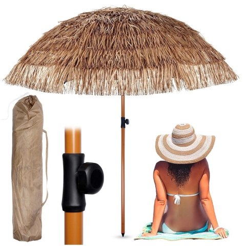 Parasol plażowy ogrodowy hawajski 120 cm