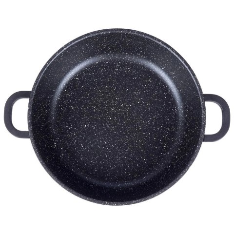 Patelnia Granitowa ze Szklaną Pokrywką Grande 24 cm