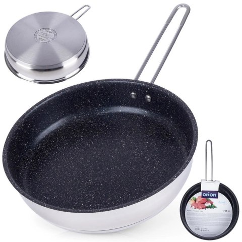 Patelnia Stalowa do Smażenia Nieprzywierająca Trwała GRANDE 26 cm