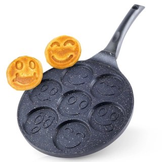 Patelnia do Jajek Granitowa 7 Otworów Grande 27 cm