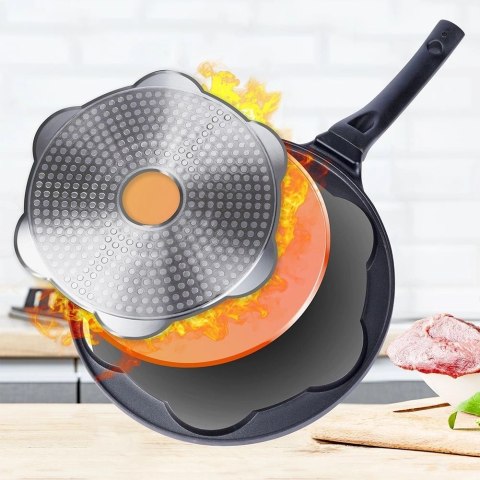 Patelnia do Jajek Granitowa 7 Otworów Grande 27 cm