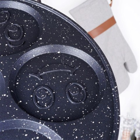 Patelnia do Jajek Granitowa 7 Otworów Grande 27 cm