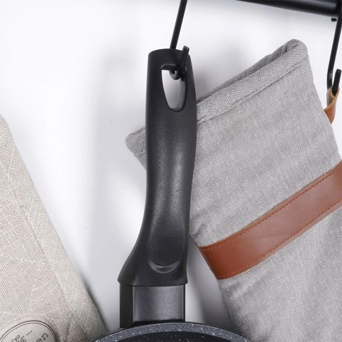 Patelnia granitowa ze szklaną pokrywką GRANDE 28 cm