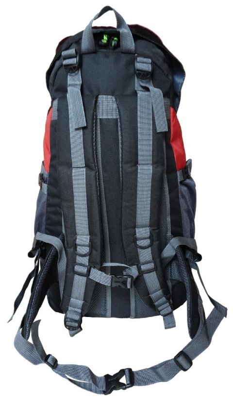 Plecak Turystyczny do Wędrówek Damski Męski Czerwony Pojemny KUBISPORT 50 L