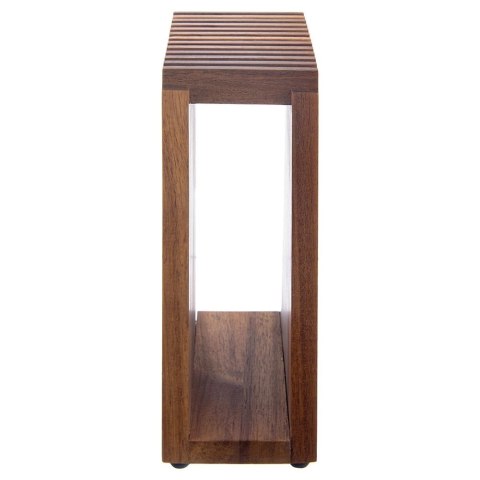 Stojak na Noże z Przegródkami Drewniany Ozdobny Dekoracyjny ORION