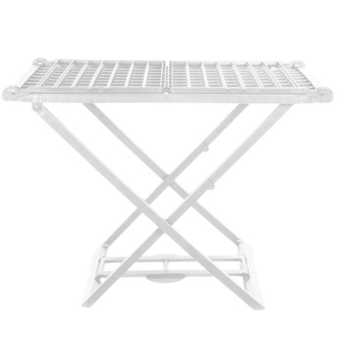 Suszarka XXL na Pranie Ubrania Biała Rozkładana Solidna PROGARDEN 208 cm