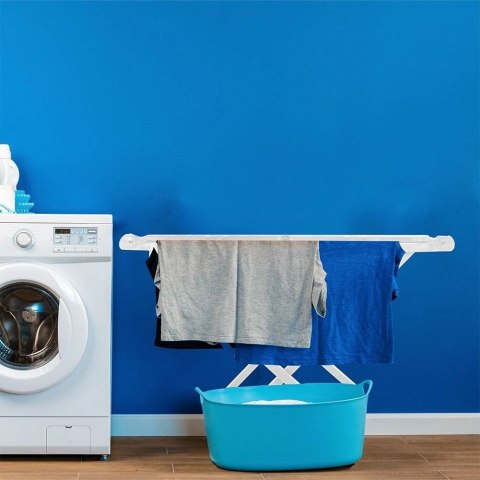 Suszarka XXL na Pranie Ubrania Biała Rozkładana Solidna PROGARDEN 208 cm