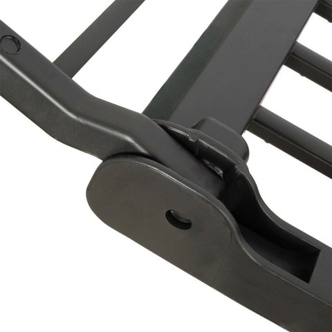 Suszarka XXL na Pranie Ubrania Czarna Rozkładana Solidna PROGARDEN 208 cm