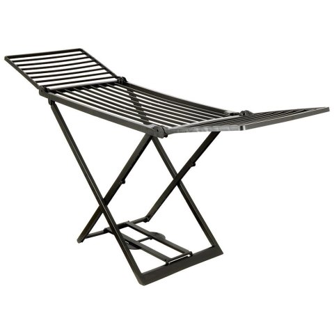 Suszarka XXL na Pranie Ubrania Czarna Rozkładana Solidna PROGARDEN 208 cm