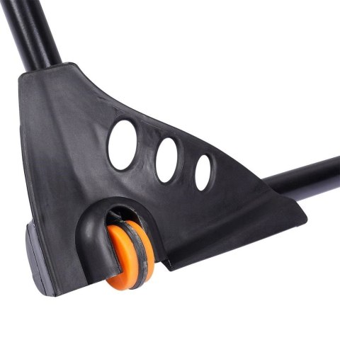 Suszarka na Pranie Metalowa Czarna Rozsuwana z Kółkami Składana XXL 110-189 cm