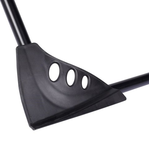 Suszarka na Pranie Metalowa Czarna Rozsuwana z Kółkami Składana XXL 110-189 cm