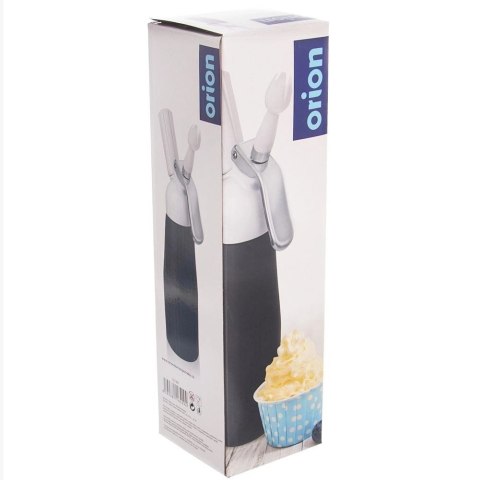 Syfon do Przygotowywania Bitej Śmietany Czarny 3 Końcówki ORION 680 ml