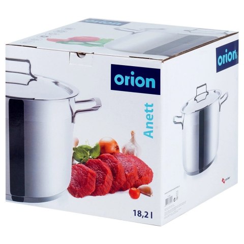 Garnek stalowy z pokrywką ANETT 30 cm, 18 l