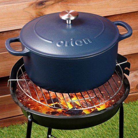 Garnek z pokrywką żeliwny emaliowany LITINA 26 cm, 5,2 l