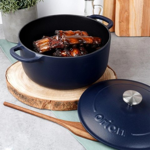 Garnek z pokrywką żeliwny emaliowany LITINA 26 cm, 5,2 l