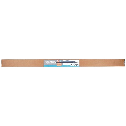 Parasol ogrodowy szary regulowany 125x200 cm