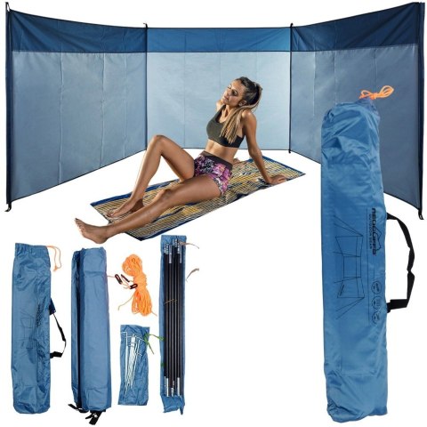 Parawan plażowy 500x140 cm