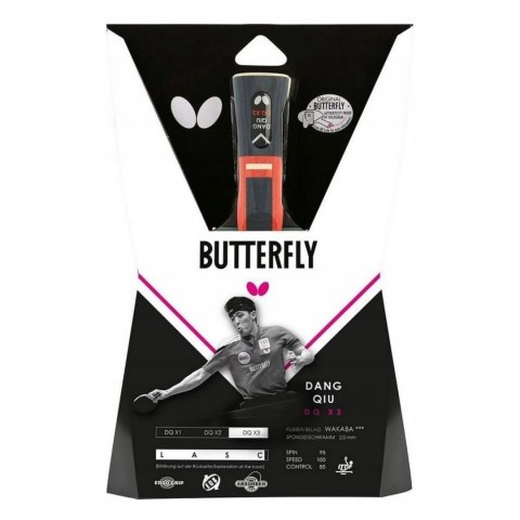 Rakietka Paletka do Tenisa Stołowego Ping Ponga BUTTERFLY Dang Qiu Dqx3