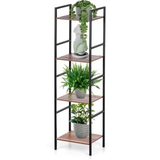 Regał metalowy czarny 29,5x23,5x106,5 cm