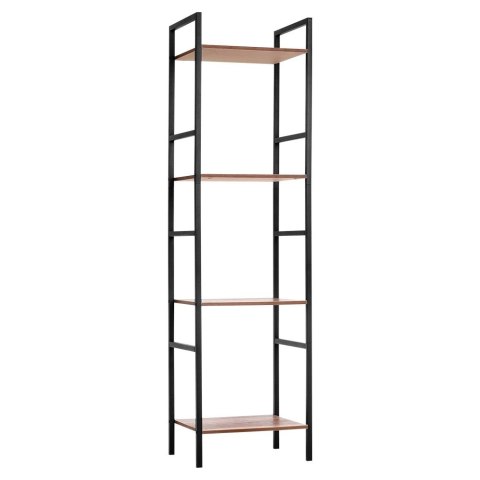 Regał metalowy czarny 29,5x23,5x106,5 cm
