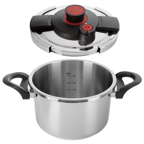 Szybkowar stalowy z automatycznym zamykaniem STORM 5 l