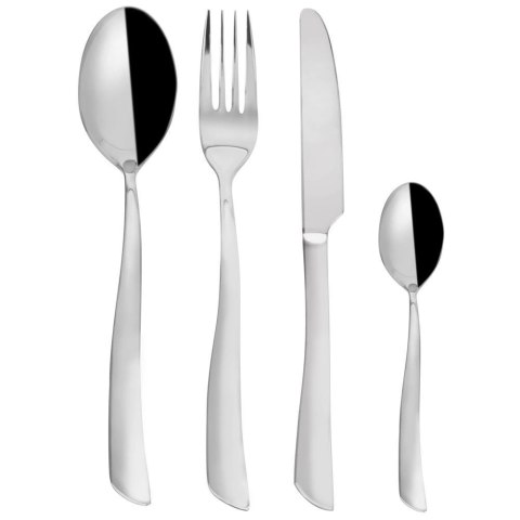 Zestaw sztućców stalowy dla 6 osób 24 el.
