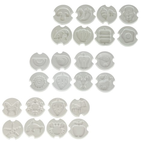 Klej żel kryształowy 3D crystal glue magiczna kuchnia szablony kreatywny zestaw 62 elementy pomarańczowy