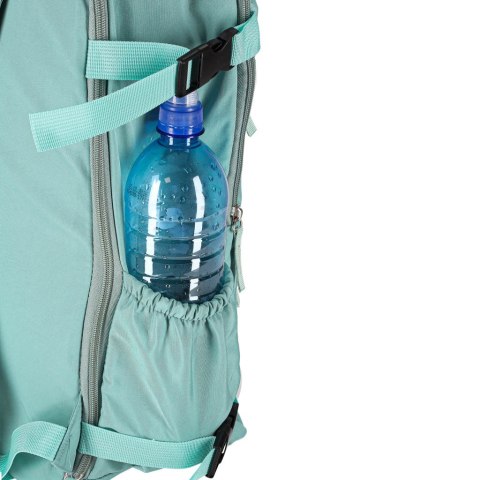 Plecak turystyczny kabinowy podróżny bagaż podręczny zielony 45x30 cm