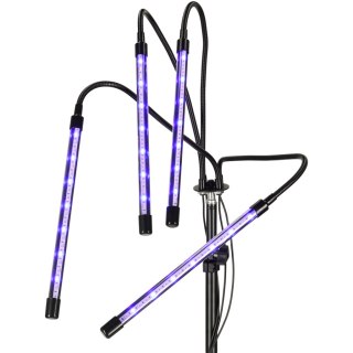 Lampa do roślin LED uprawy wzrostu panel na statywie 4x80LED